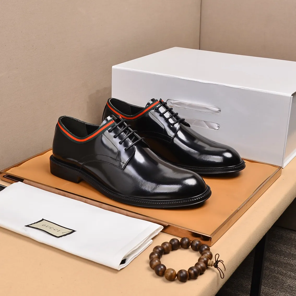Men's shoes💰540📛📛Original (water-dyed cowhide) Gucci GUCCI official website formal shoes🌀 Italian🇮🇹imported cowhide➕top imported water-dyed cowhide lining💋Finely handmade original bottom, the real thing looks better when photographed in person Standard size 38-44